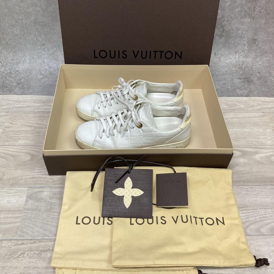 LOUIS VUITTON クロコダイル ローカットスニーカー 22.5cm