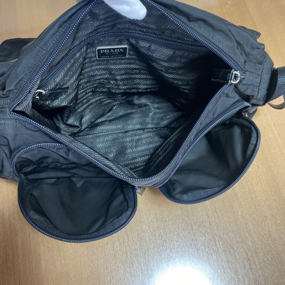 PRADA プラダ ショルダーバッグ ナイロン ブラック