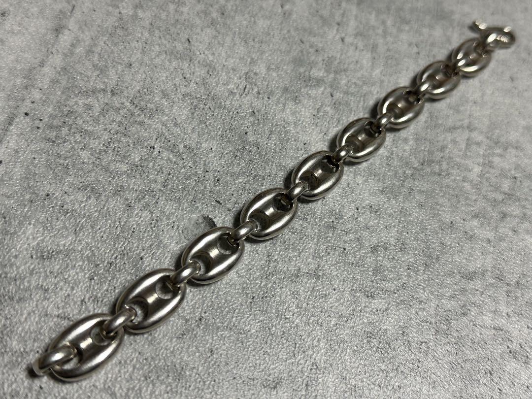 シルバー アンカーチェーン ブレスレット　925刻印