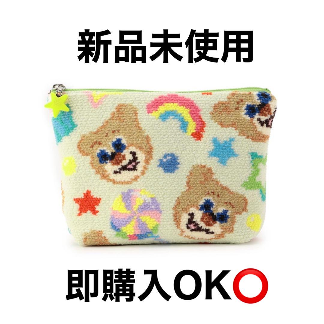 ハッピーポップ二コ フェイラー ポーチ大 新品未使用タグ付き即購入OK⭕️バッグ