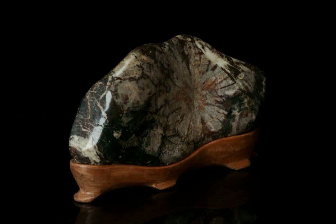 【希少・美石】菊花石 菊紋石 白菊 赤花 重量1.2kg 天然石 盆石 鉱物 希少・美石】菊花石 菊紋石 白菊 赤花 重量1.2kg 天然石 盆石 鉱物