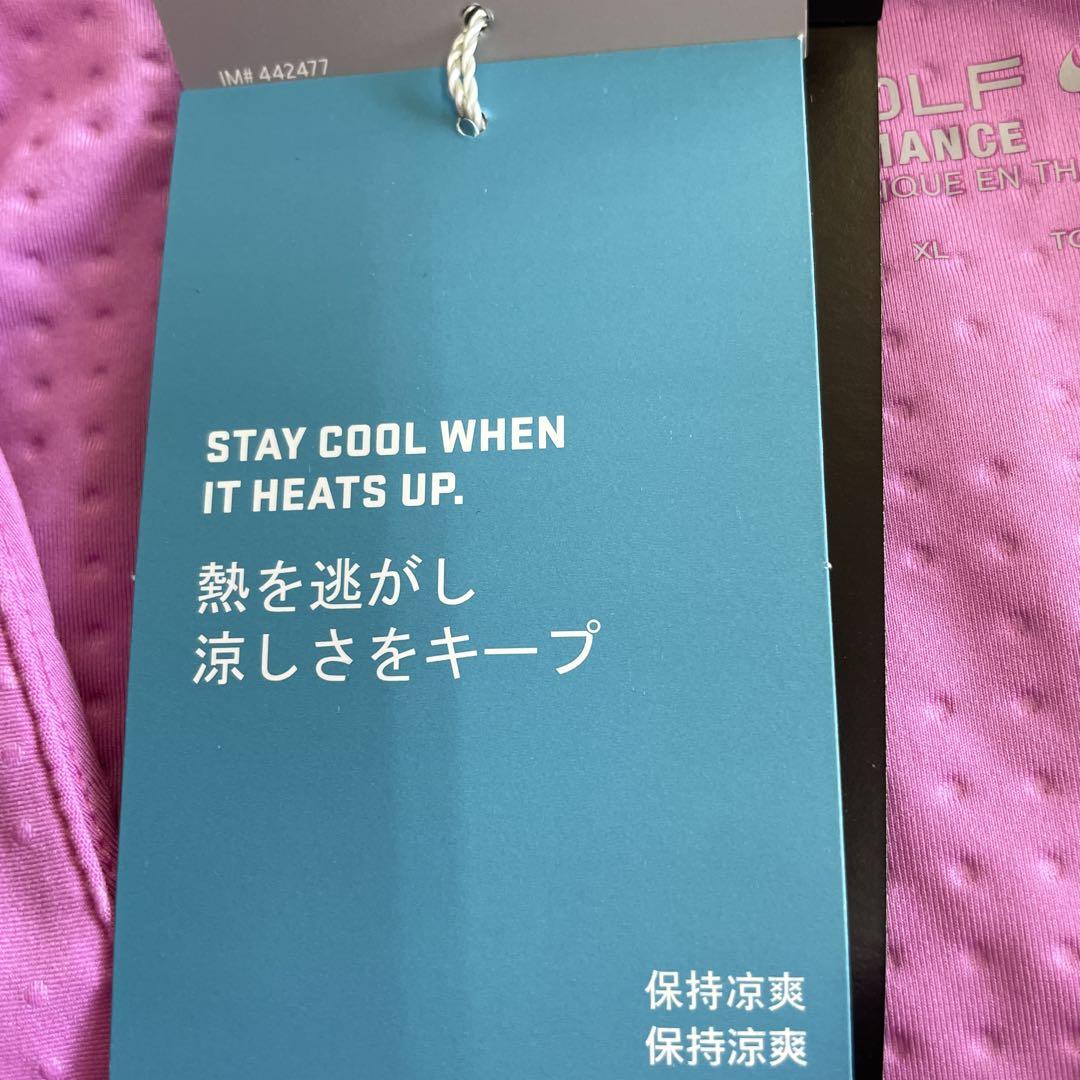 新品レディースNIKEゴルフウェアXL 半袖