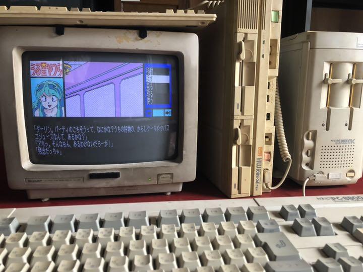 PC-8801MH, 8801MC, CU-14BDセット