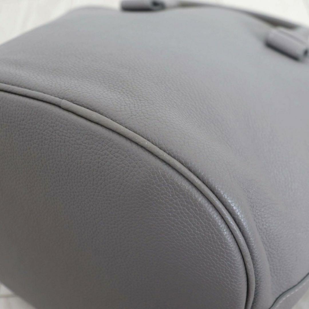 MORABITO モラビト レザー ハンド トート バッグ グレー 画像6