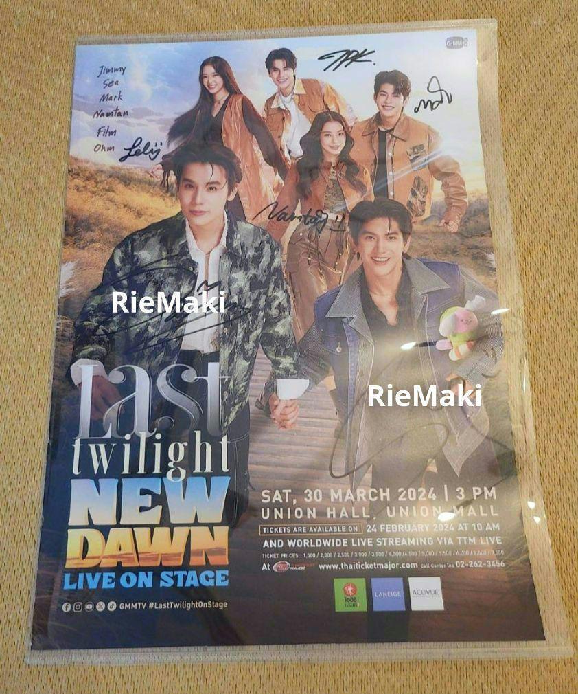 JimmySea サイン入りポスター Last Twilight GMMTV
