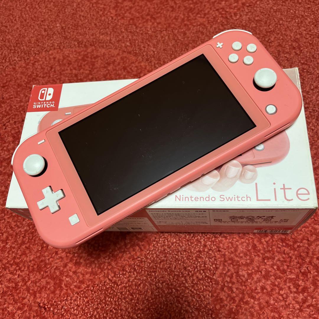 Nintendo Switch Lite ピンク 本体・充電器・外箱