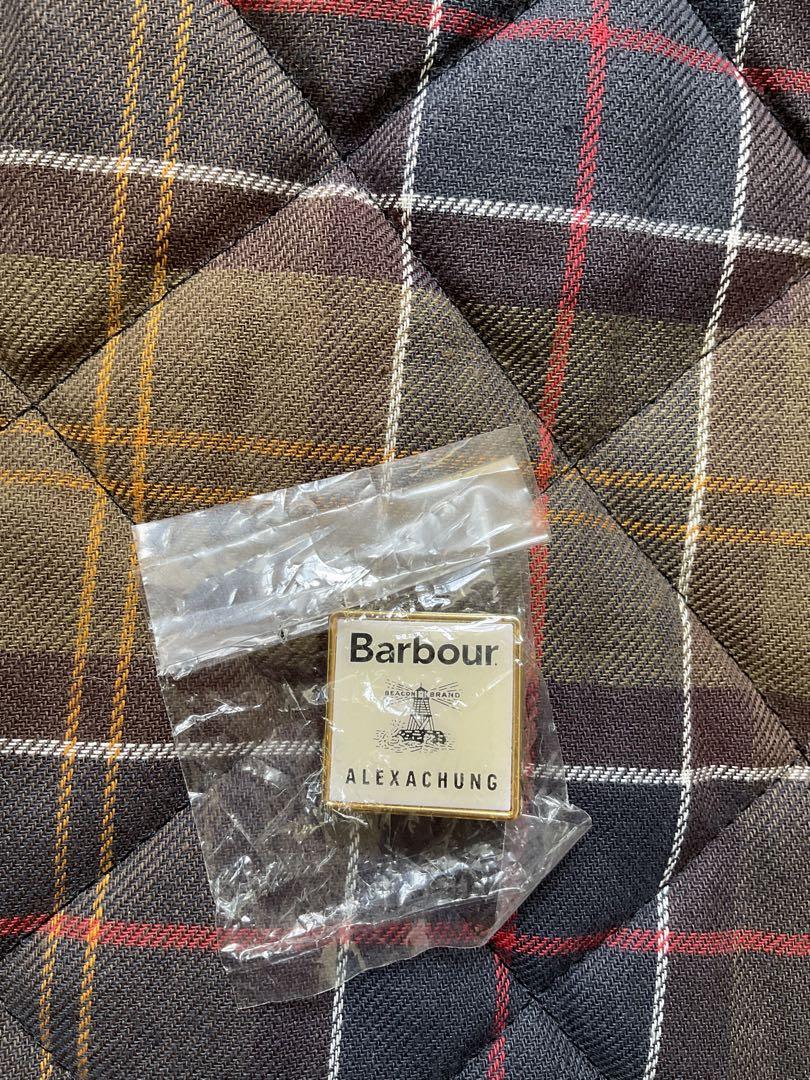 Barbour BY ALEXACHUNGコラボ　ワックスドジャケットバッヂ付き