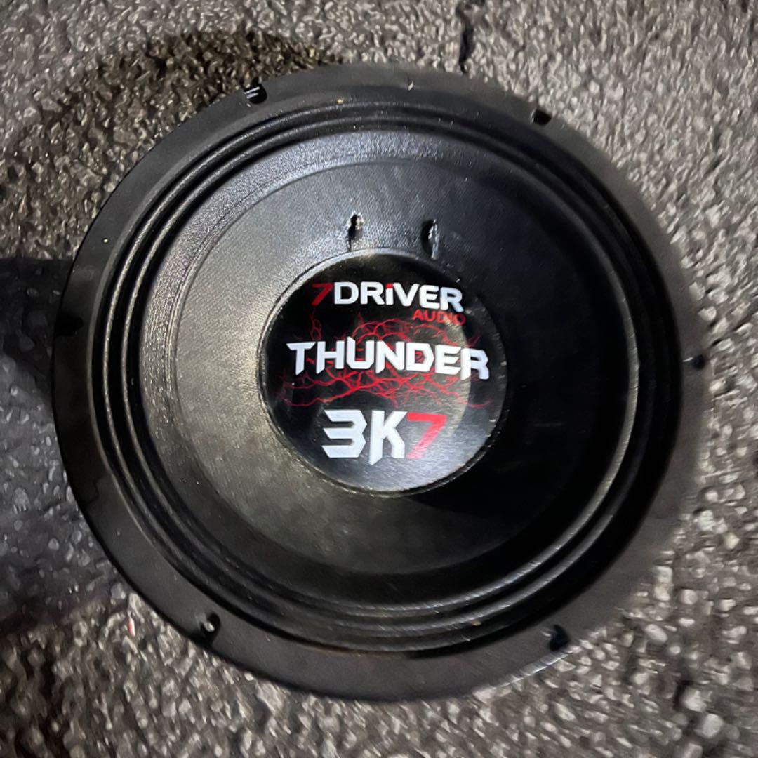 7driver 3k7 3700w ブラジルスピーカー black 12インチ