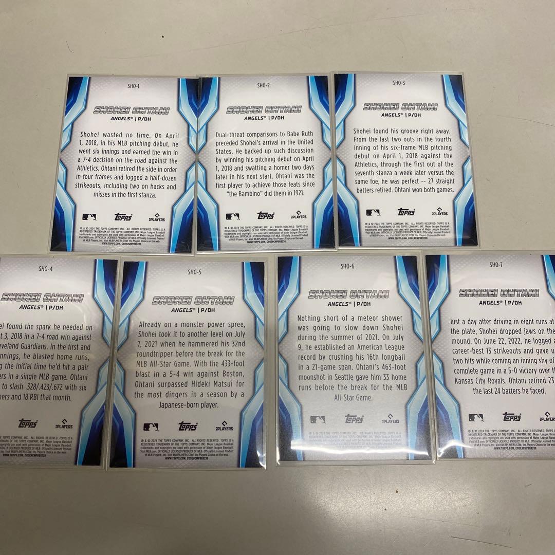 【SHOW TIME15枚コンプリート】大谷翔平MLB トレーディングカード 【SHOW TIME15枚コンプリート】大谷翔平MLB トレーディングカード