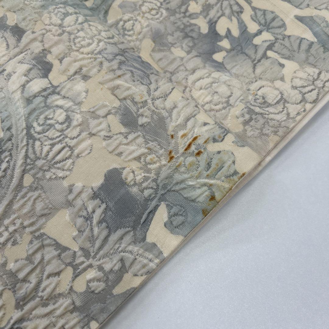 袋帯 纐纈 上品な加工 正絹 MO-8163