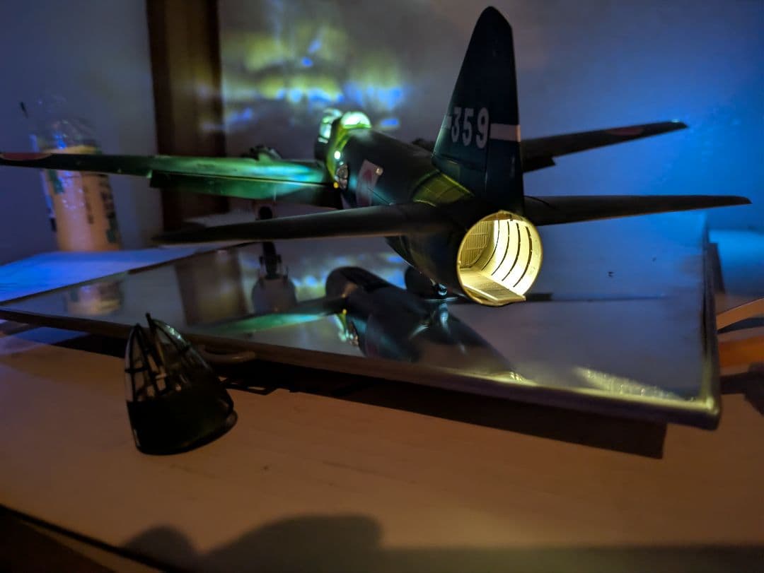 プロペラ回ります。タミヤ1/48完成品『一式陸攻11型』 プロペラ回ります。タミヤ1/48完成品『一式陸攻11型』 - メルカリ