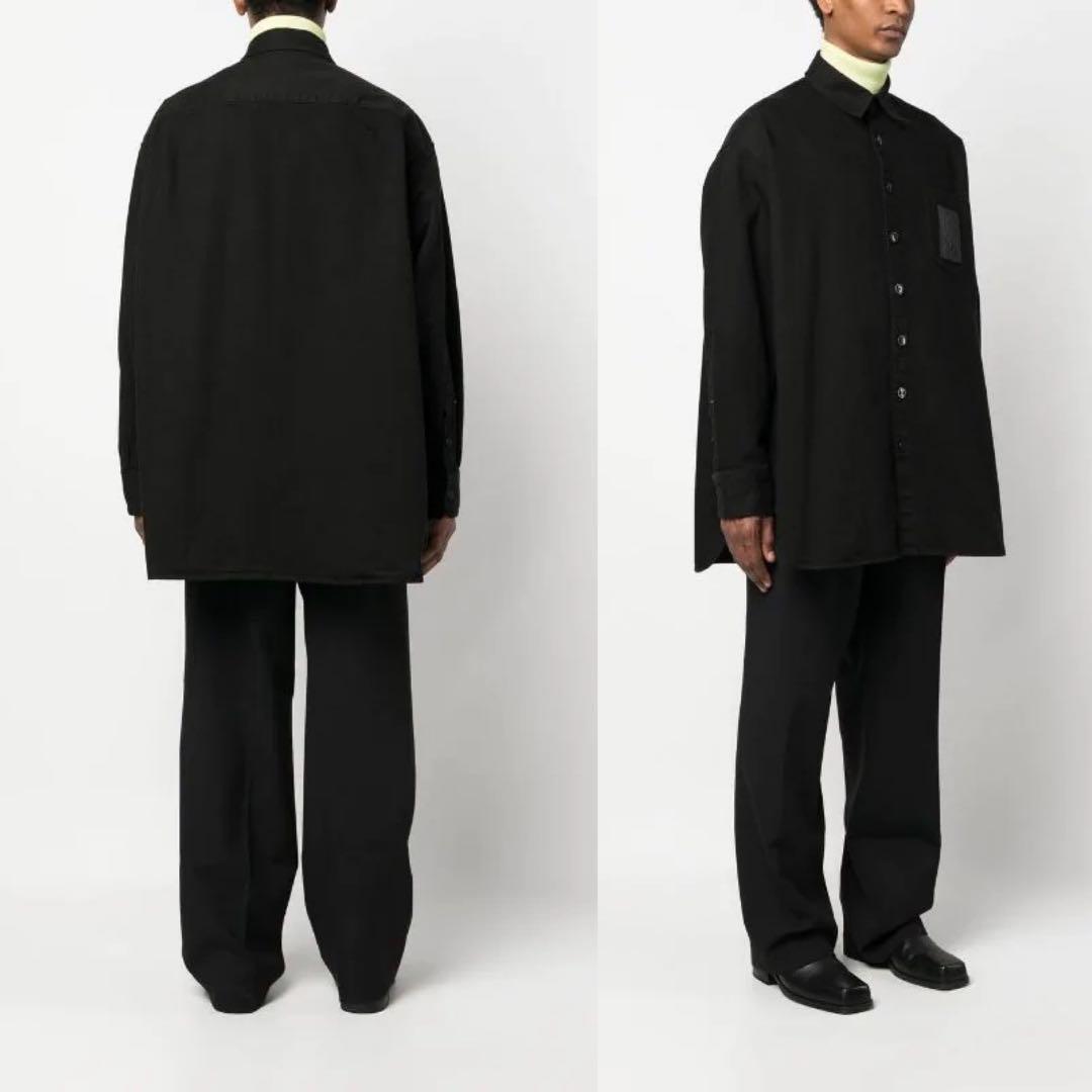【ラフシモンズ】Raf Simons 22aw オーバーサイズ デニムシャツ RAF SIMONS(ラフシモンズ) 「Straight fit denim shirt」RS