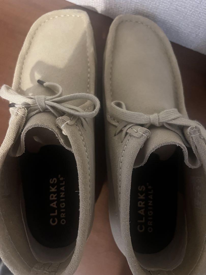 【美品】Clarks originals ベージュ スエードブーツ CLARKS ORIGINALLY ベージュ スエードブーツ