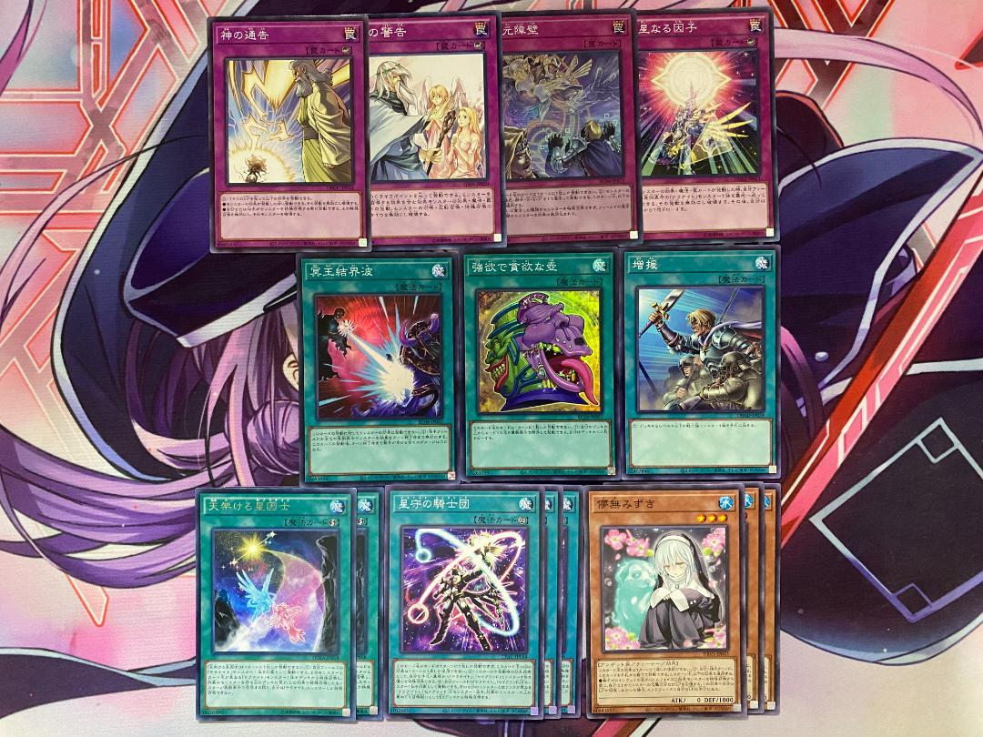 【24時間以内発送】遊戯王　セイクリッド星因士（テラナイト）本格構築済みデッキ 24時間以内発送】遊戯王 セイクリッド星因士（テラナイト）本格