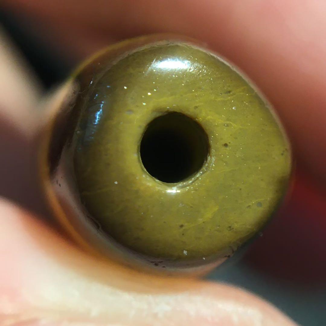 R1103 雪域手作り金 天珠 瑪瑙 茶 ビーズ 開運 魔除け 根付 NEXPOTALLINN_EU