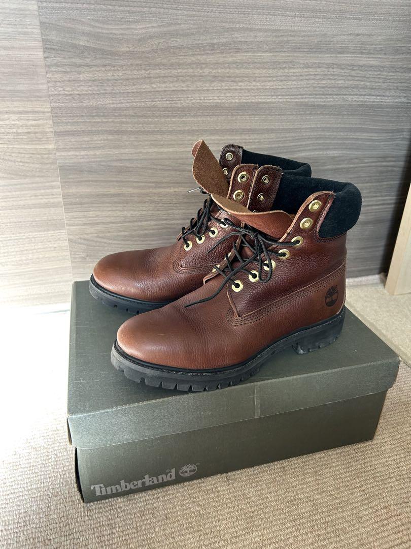 Timberland ブラウン ワークブーツ ハイカット