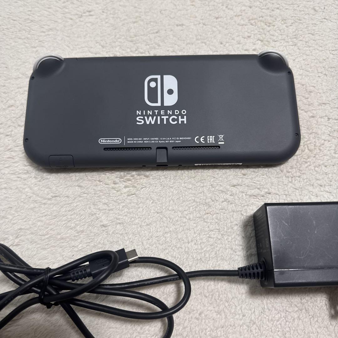 Nintendo Switch LITE グレー　フィルム付き