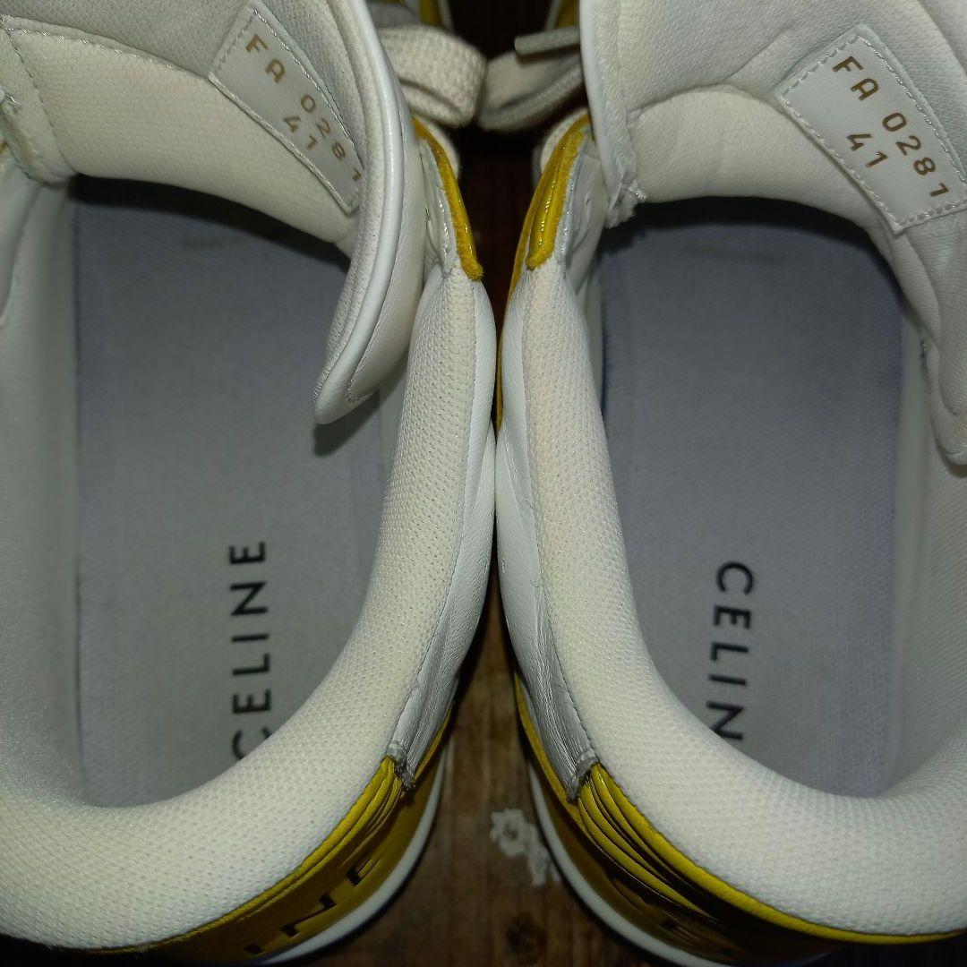 【箱あり】Celine セリーヌ ベルクロストラップ ミッドスニーカー