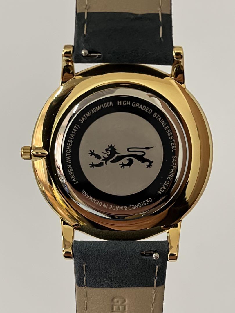 [極美品]エルラーセン 腕時計 ベルト2本セットOliver