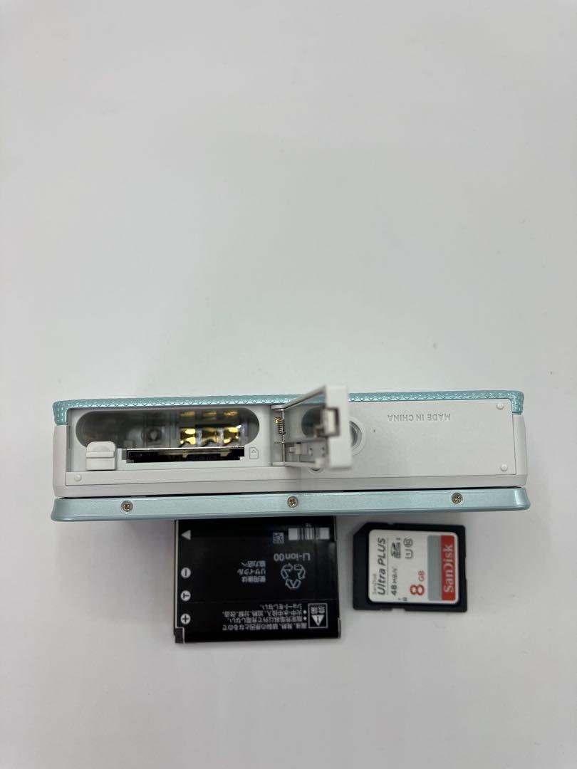 【返品保証・動作良好】CASIO EX-ZR60 ミントブルー 美品セット