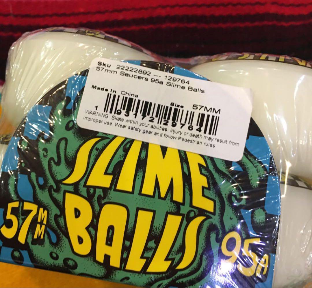 SLIME BALLS スライムボール　スケートウィール  57m 95a