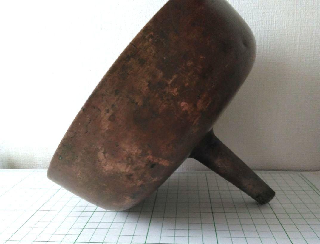 古道具レトロ　昔のじょうご　漏斗　銅製