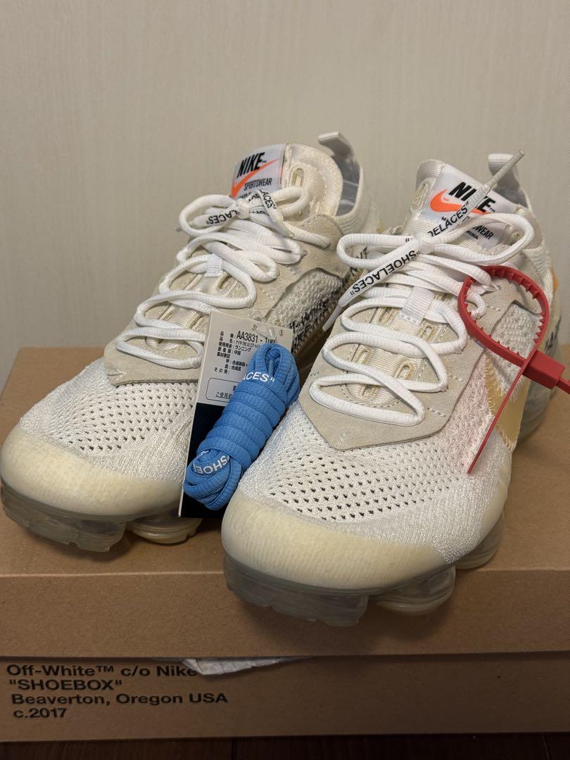 【美品】OFF-WHITE オフホワイト NIKE VAPORMAX 28cm