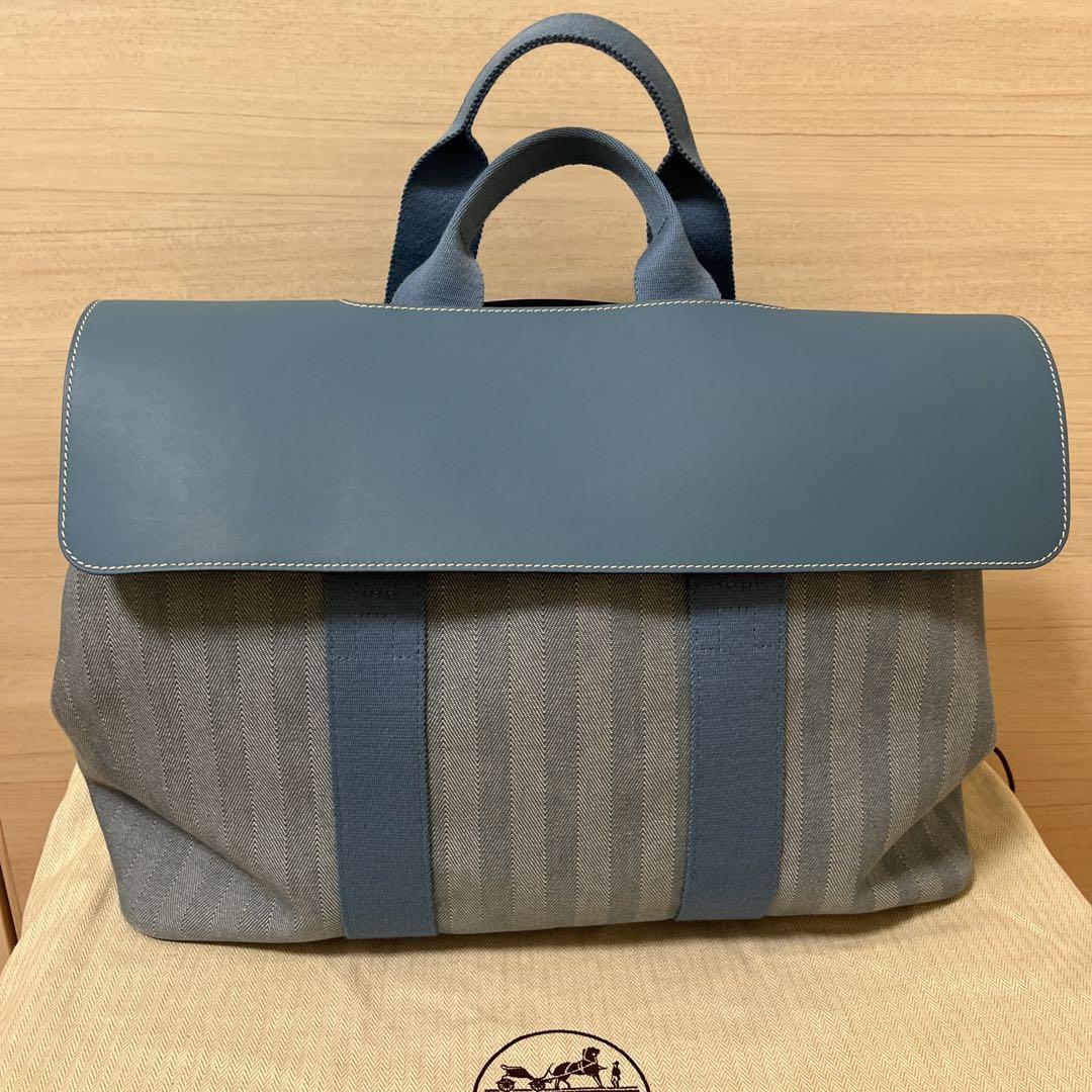美品　エルメスヴァルパライソ　ブルー