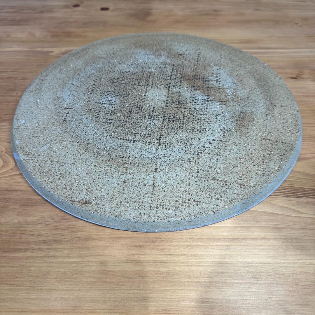 世界的に 1点物 やちむん 沖縄 大嶺工房 大嶺實清 作 花草紋染付リム