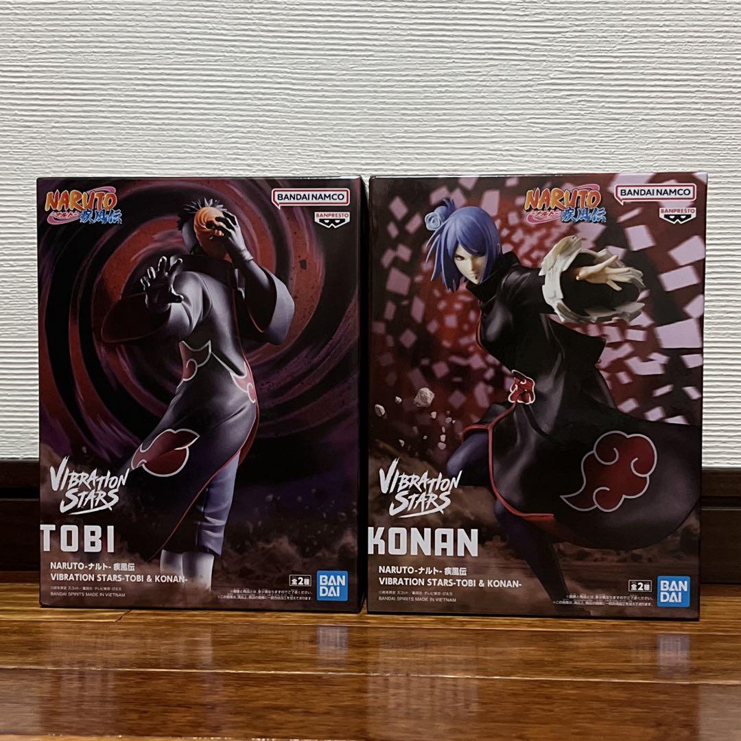 NARUTO ナルト疾風伝 VIBRATION STARS TOBI & KONAN 2種セット
