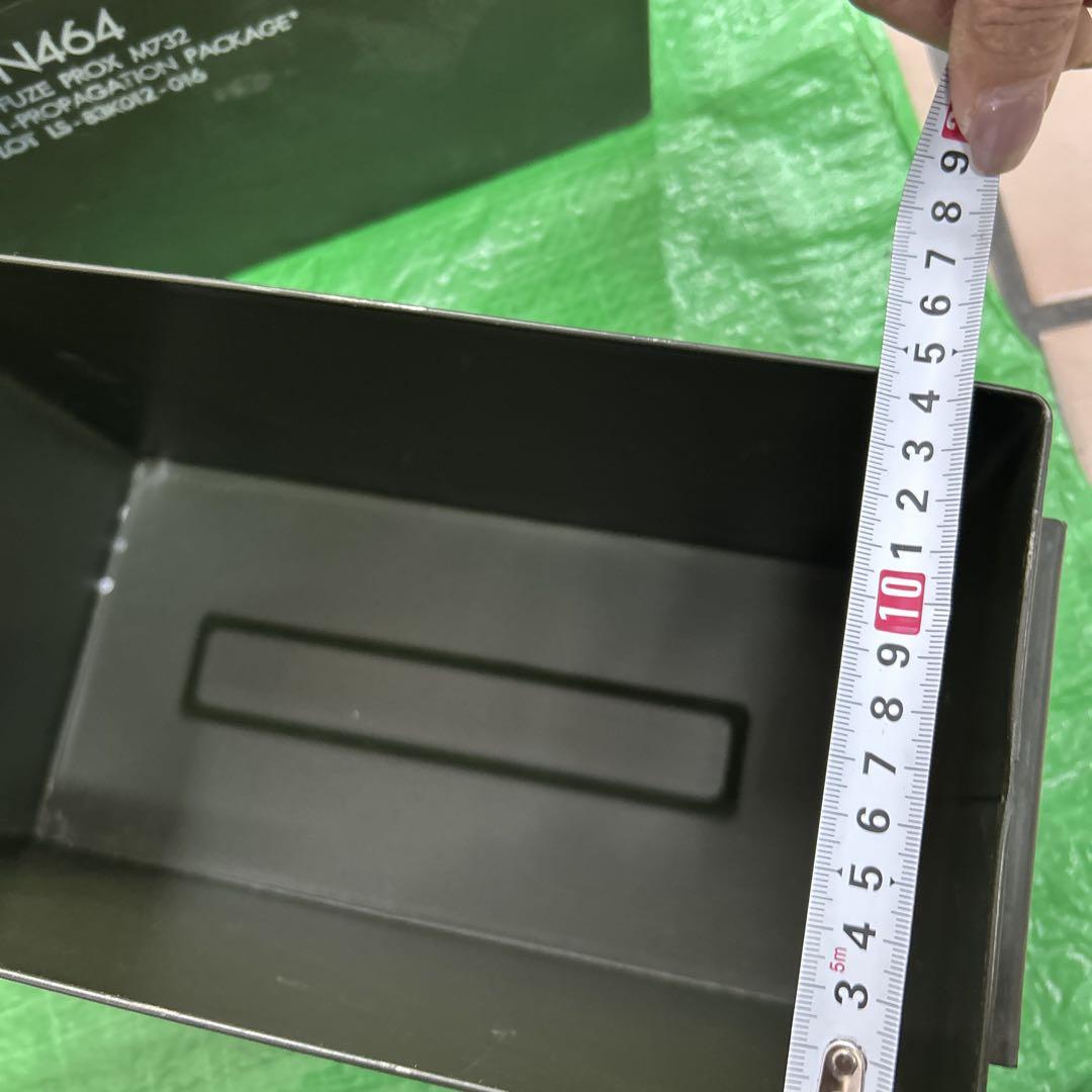 アンモボックス大型　弾薬箱　ステンシル入り　2個セット