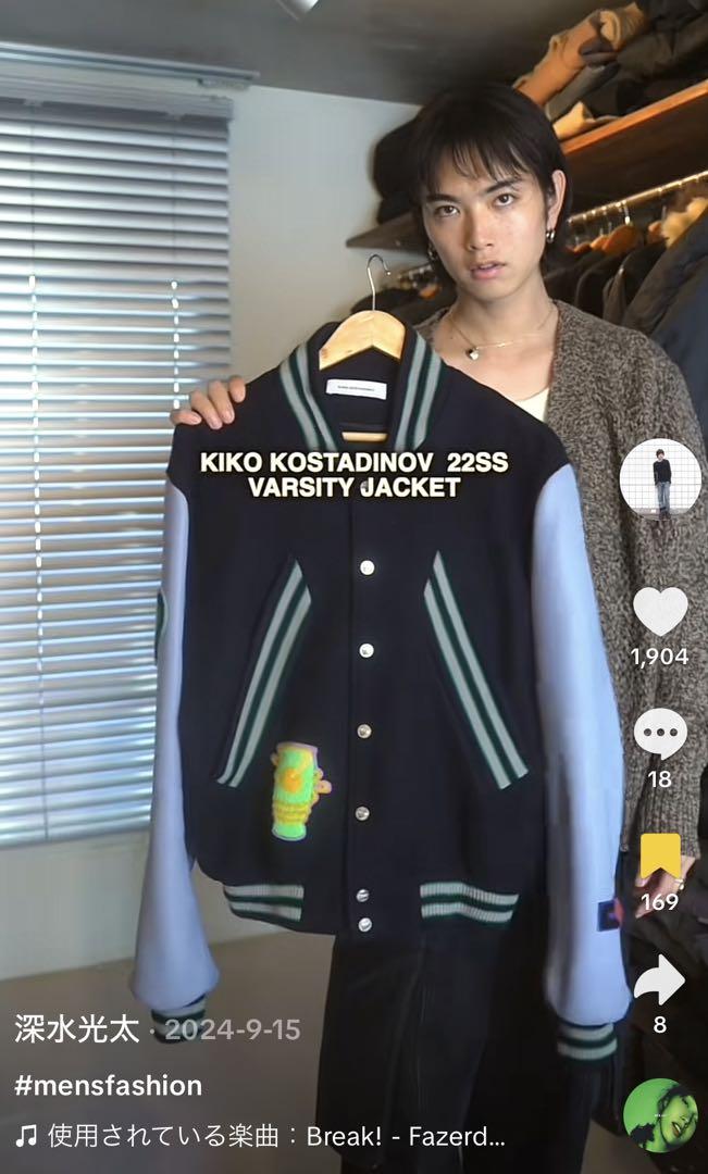 KIKO KOSTADINOV 22SS VARSITY JACKET