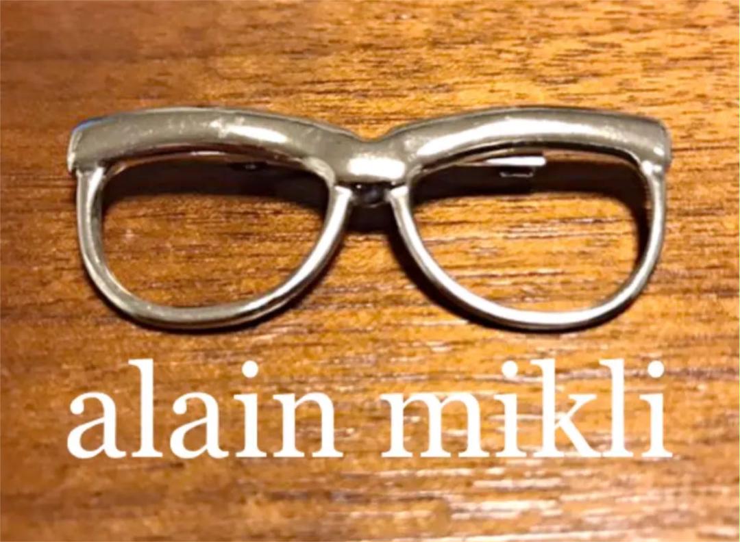 alain mikli メガネブローチ SILVER 【正規通販】