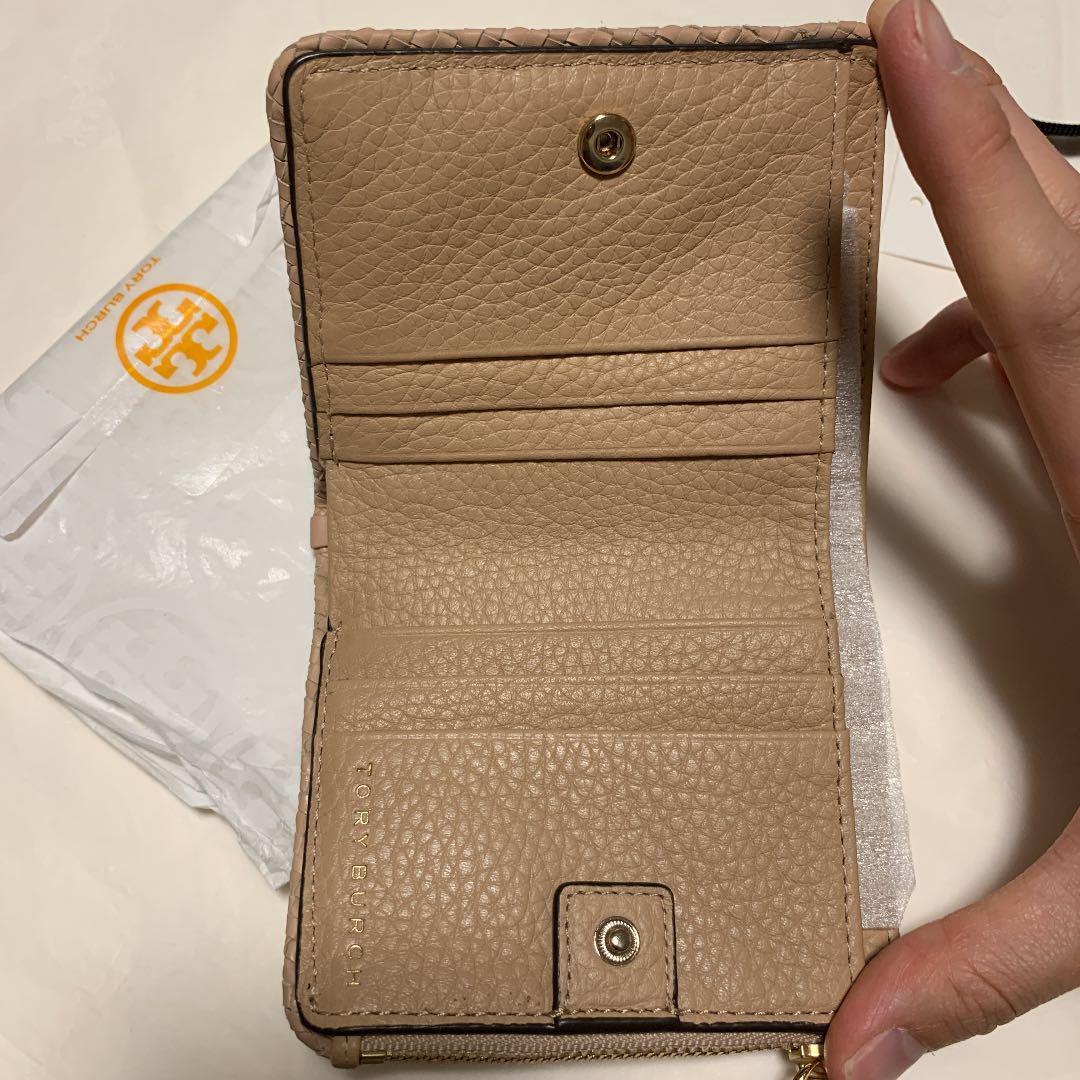 新品 トリーバーチ 財布 ミニ財布 レザー コンパクトウォレット