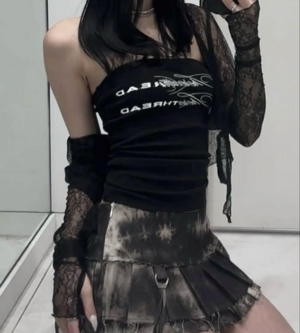 S split lace tops カーディガン