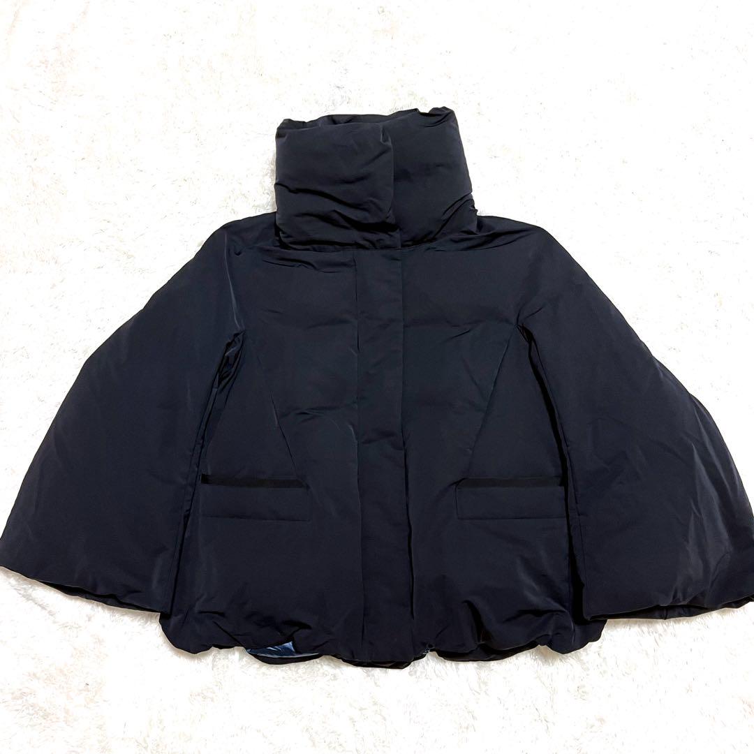 極美品 UNIQLO ユニクロ +J ジルサンダー ダウン ネイビー L