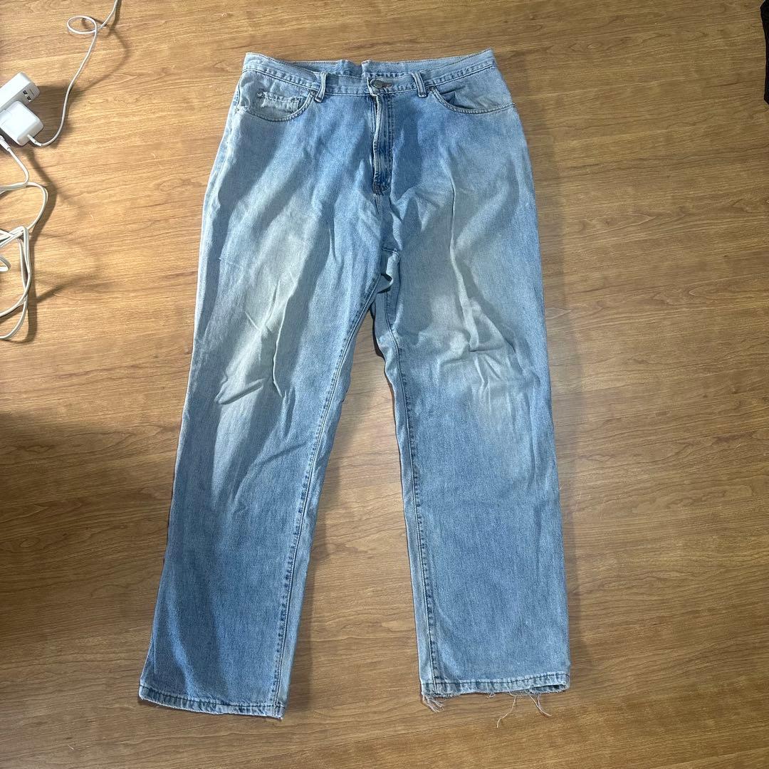 RRL ライトブルー デニム ジーンズ ストレートL・DOUBLE RL