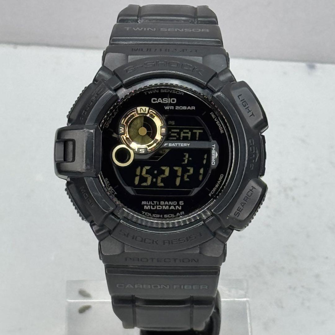 良品 G-SHOCK GW-9300GB マッドマン 電波ソーラー ブラック