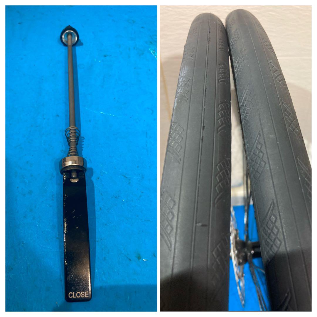 ★美品 bianchi VIA NIRONE 7 DISK 純正前後ホイール