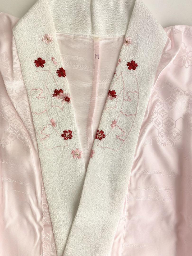 【在庫一掃セール！43枚セット】刺繍半衿付き　長襦袢　振袖用　C 在庫一掃セール！43枚セット】刺繍半衿付き 長襦袢 振袖用 C