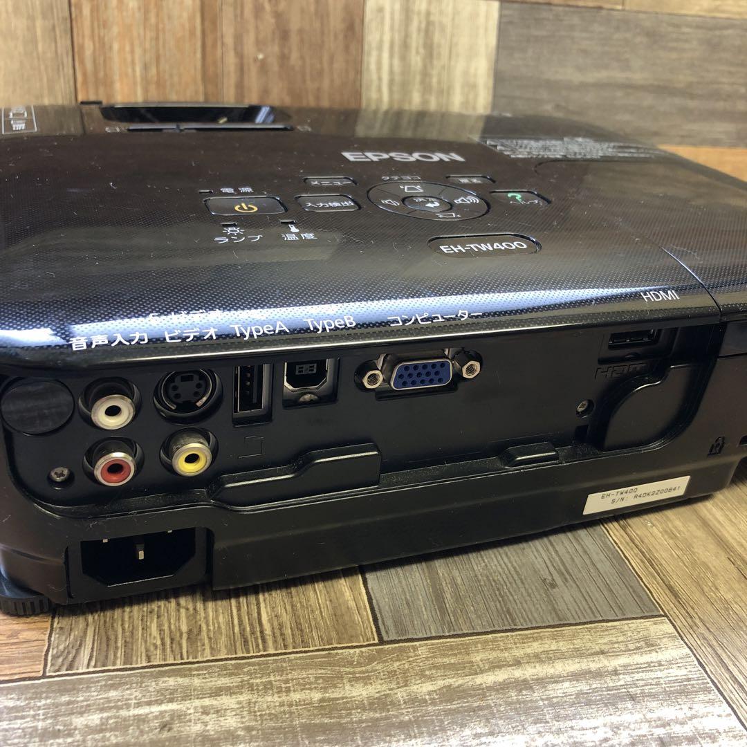 EPSON EH-TW400 プロジェクター 本体 リモコン付属　(100)