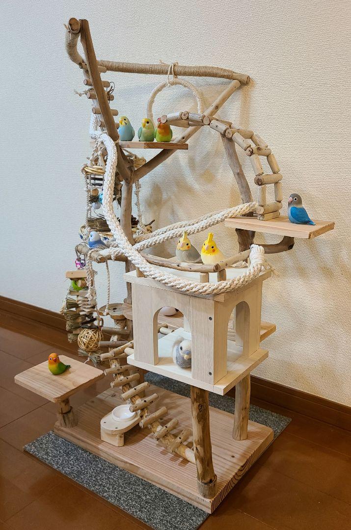 ⑩悠久＊　オーダーバードアスレチック　ハンドメイド　流木