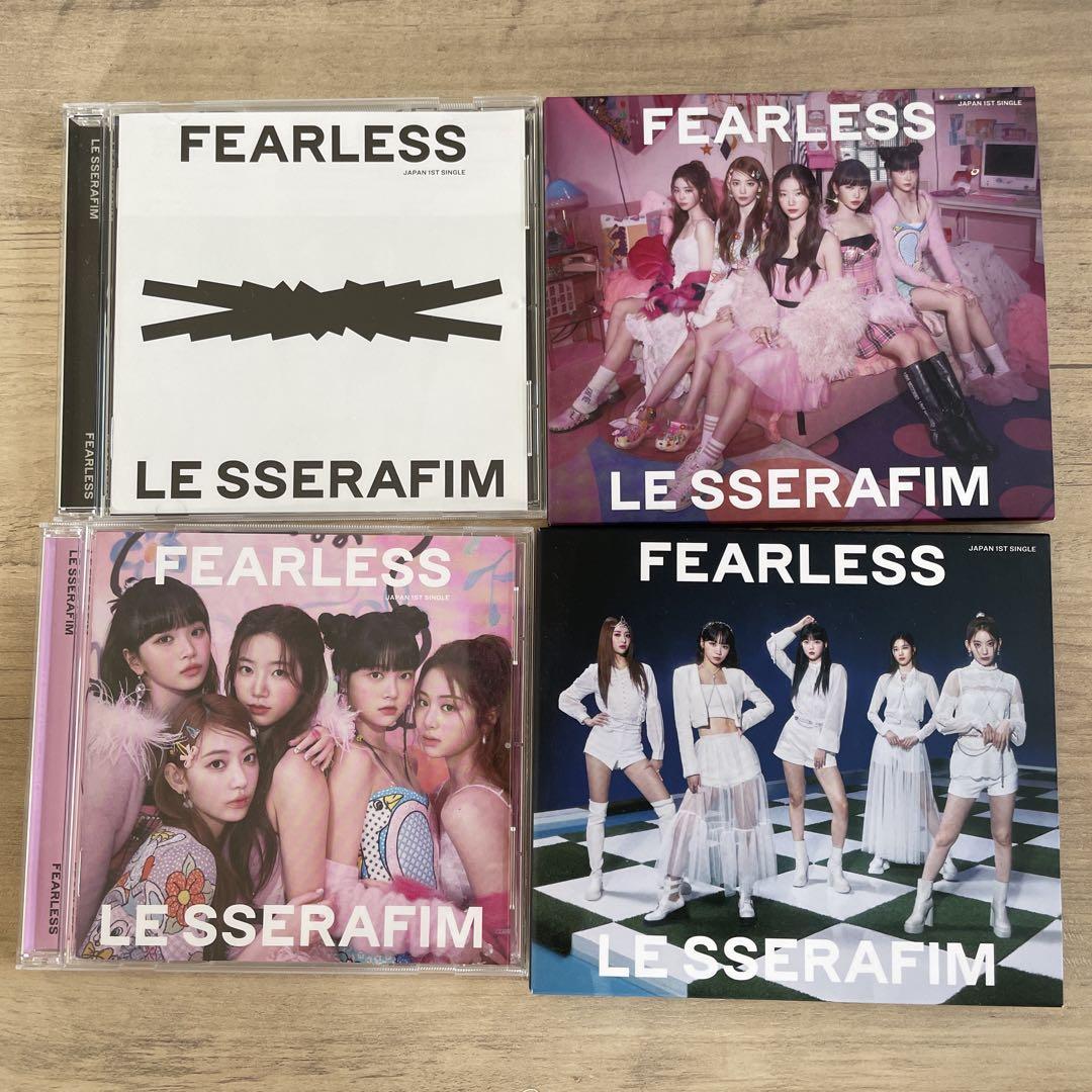 lesserafim fearless CD トレカ　日本盤 lesserafim fearless CD トレカ 日本盤