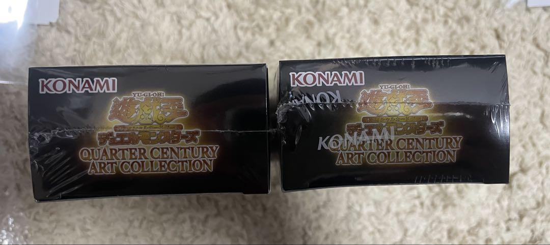 遊戯王　 クォーターセンチュリーアートコレクション 2ボックス　シュリンク付き