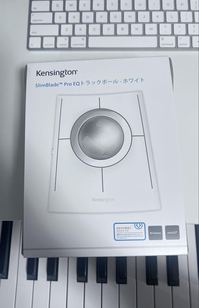 Kensington トラックボール 本体 ホワイト　中古 Kensington EXPERT Mouse Whiteトラックボール ケンジントン
