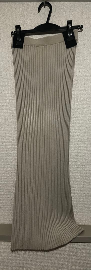 whim gazette ニットフィットスカート エクリュF