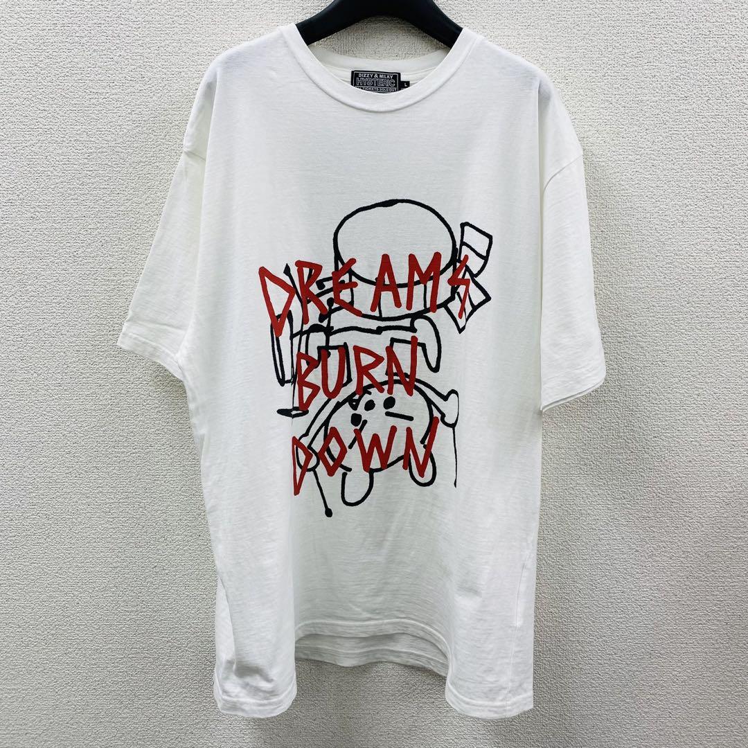 HYSTERIC GLAMOUR♥️DREAMS BURN DOWN Tシャツ