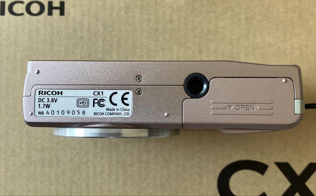 Amazon | RICOH デジタルカメラ CX1 シャンパンロゼ CX1CR