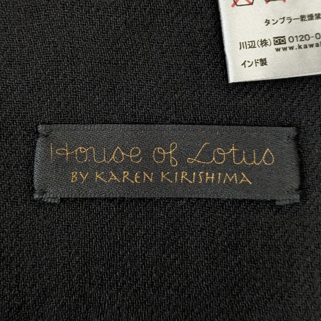 ★ハウスオブロータス★ 刺繍入り大判ストール
