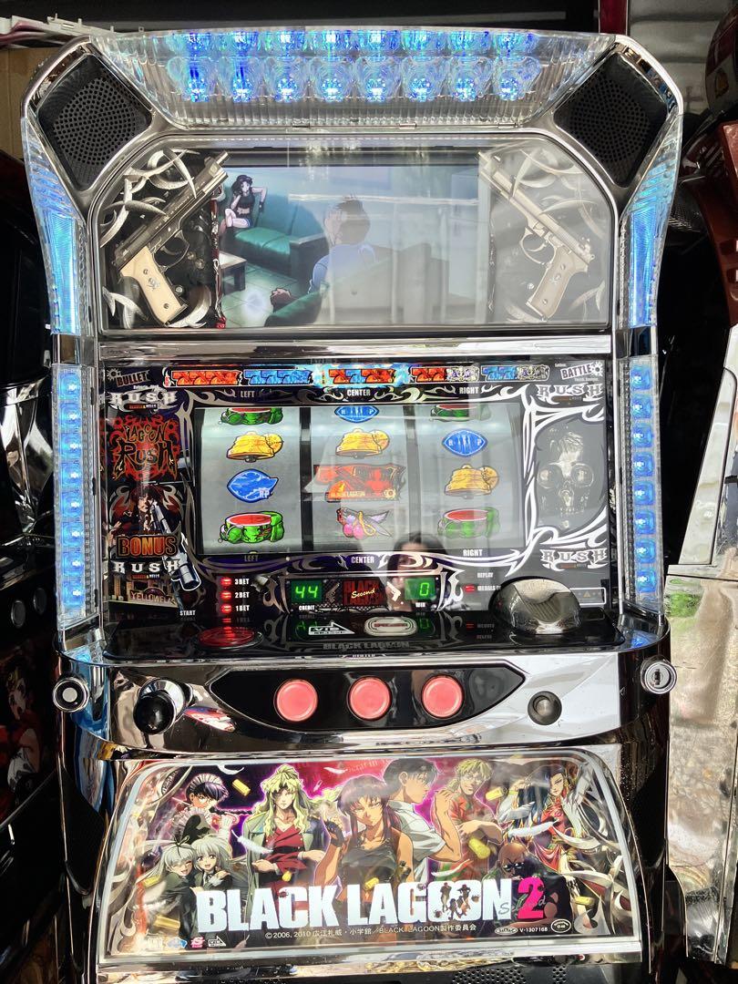 パチスロ実機　ブラックラグーン2 コイン不要機